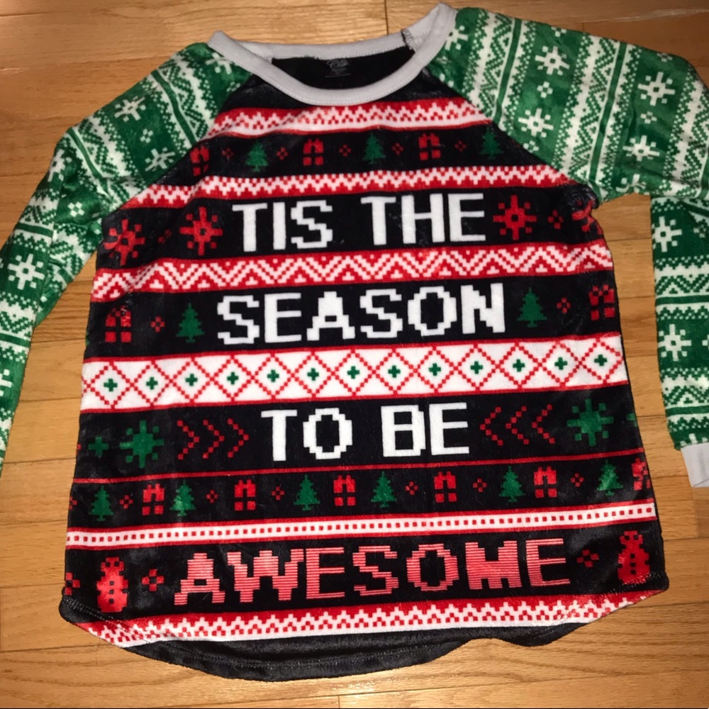 Long sleeve silky ugly sweater Christmas